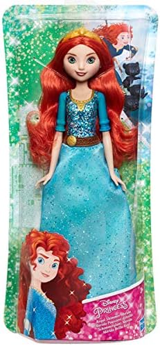 Disney Princess Royal Shimmer Merida Doll, Fashion Doll with Skirt and Accessories, Toy for Kids Ages 3 and Up, Blue,red,white - Image 3