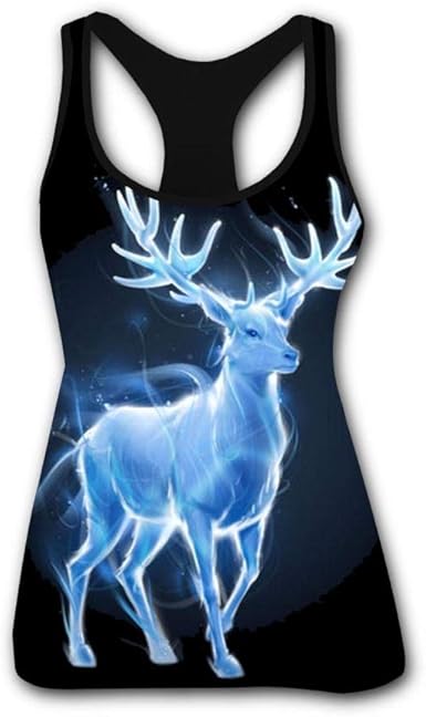 Amazon Com B1ts Women 3d Printed Leisure Patron Saint Deer