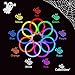 Glow Sticks Bulk Party Supplies - Light Stick Bracelets - Extra Bright Glow in The Dark Party Favors - 8 Inch Bracelet Strong 6mm Thick - 9 Vibrant Neon Colors - Stuffers for Kids - Mix (100 pieces)