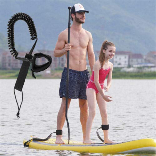 image for BetterJonny Surfboard Leash, 10FT Adjustable Surfboard Ankle Strap Adu