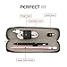 TiMOVO Holder Case for Apple Pencil 1st&2nd Gen, iPad Stylus Holder,PU Leather Sleeve Cover for iPad Air 5/4 / iPad 10.2 Pro 11/12.9 / Samsung Stylus Pen,Carrying Case for USB Cable, Rose Gold
