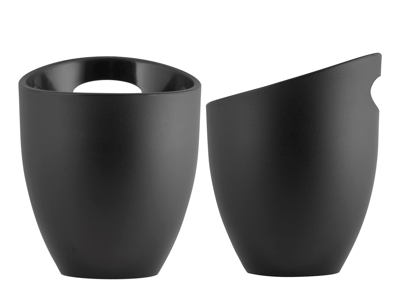 Home Igloo Small Bucket, Metal Sheet, Black