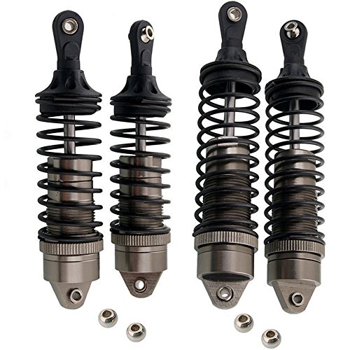 Hobbypark For 1/10 Traxxas Slash 4x4 2wd Alloy Front & Rear Shock Absorber Springs Upgrade Parts RC Car Replacement