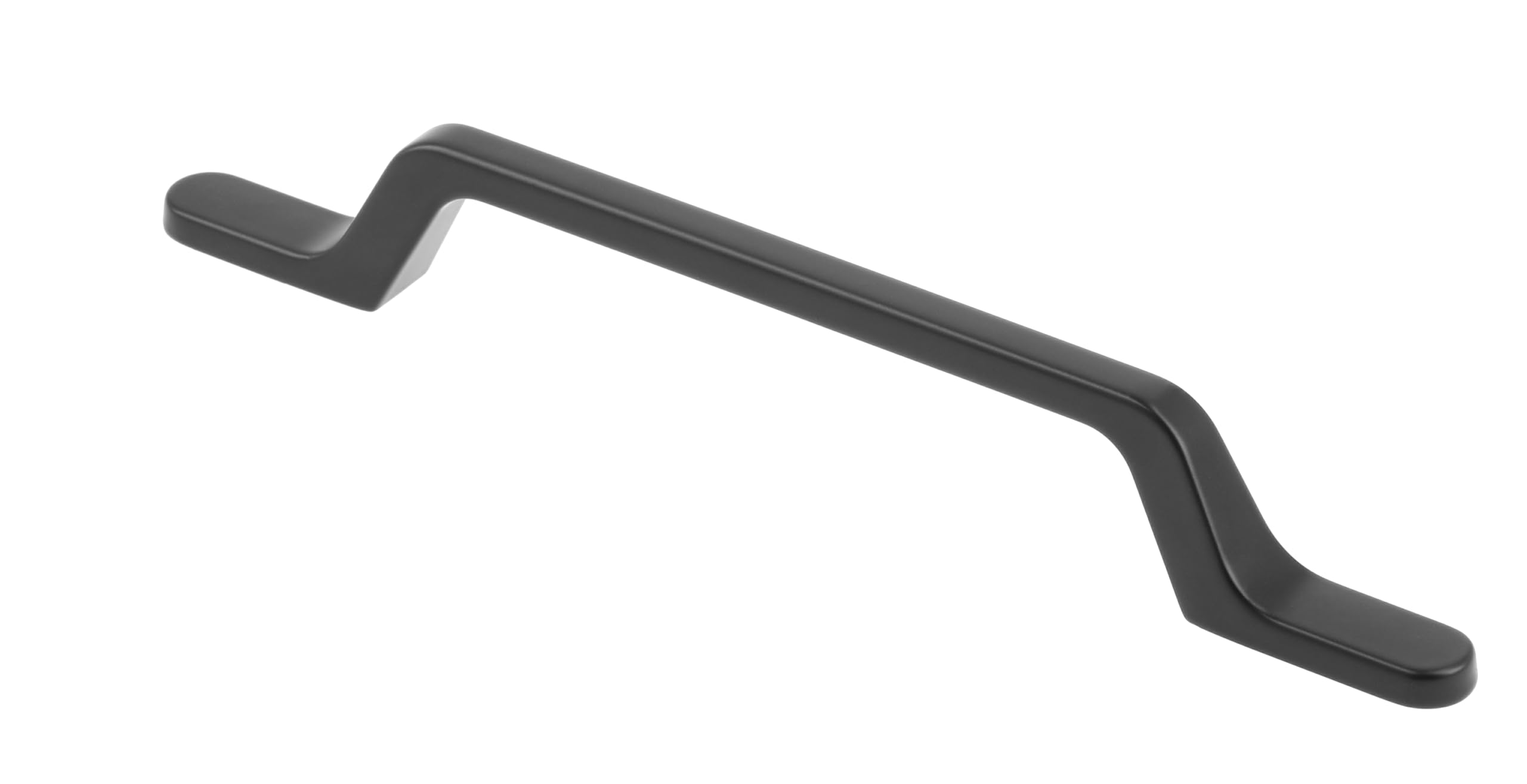 GTV - Flavio Furniture Handle/Furniture Handles/Hole Distance 96 mm/Zamak/Matt Black — image 1