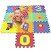 Matney Foam Mat of Number Puzzle Pieces– Great for Kids to Learn and Play – Interlocking Puzzle Pieces