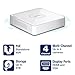 TRENDnet 4-Channel HD PoE Network Video Recorder, Up to 6TB Storage, 720P, Continuous Recording, Easy Install, Advanced Playback, VGA/HDMI, IOS, ONVIF, IPv6 Compliant, TV-NVR104,Silver