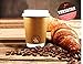 50 Premium Quality 12oz Disposable Paper Coffee Cups with Lids, Insulated Double Wall-No Sleeves Needed-Leak Proof, Eco Friendly,Perfect for Hot & Cold Drinks in Office,Home,Travel,Party&more