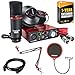 Focusrite Scarlett Solo Studio USB Audio Interface & Recording Bundle 2nd Gen +Deco Gear Adjustable Mic Arm +Deco Gear Pop Filter + Deco Gear XLR Male to Female Cable +1 YR CPS Protection Pack