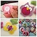 Life Glow 300 Pcs Polyester Felt Fabric Circle Round Felt Pads 1 inch Mixed Color Assortments for DIY Crafts Hair Accessories DIY Bags Decorations Felt Flowers