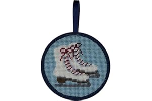 Alice Peterson Stitch-Ups Needlepoint Ornament Kit - Ice Skates