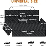 GoBuyer Dog Car Seat Cover Protector Liner Isofix Compatible Non-Slip Universal view 8