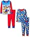 Nickelodeon Boys' Paw Patrol Toddler 4-Piece Pajama Set