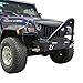 u-Box Jeep TJ Stinger Front Bumper w/Winch Plate & LED Lighting for Jeep Wrangler YJ 1987-2006