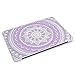 iCasso Macbook Air 13 inch Rubber Coated Soft Touch Hard Shell Protective Case Cover For Macbook Air 13 Inch Model A1369/A1466 With Keyboard Cover (Purple Medallion)