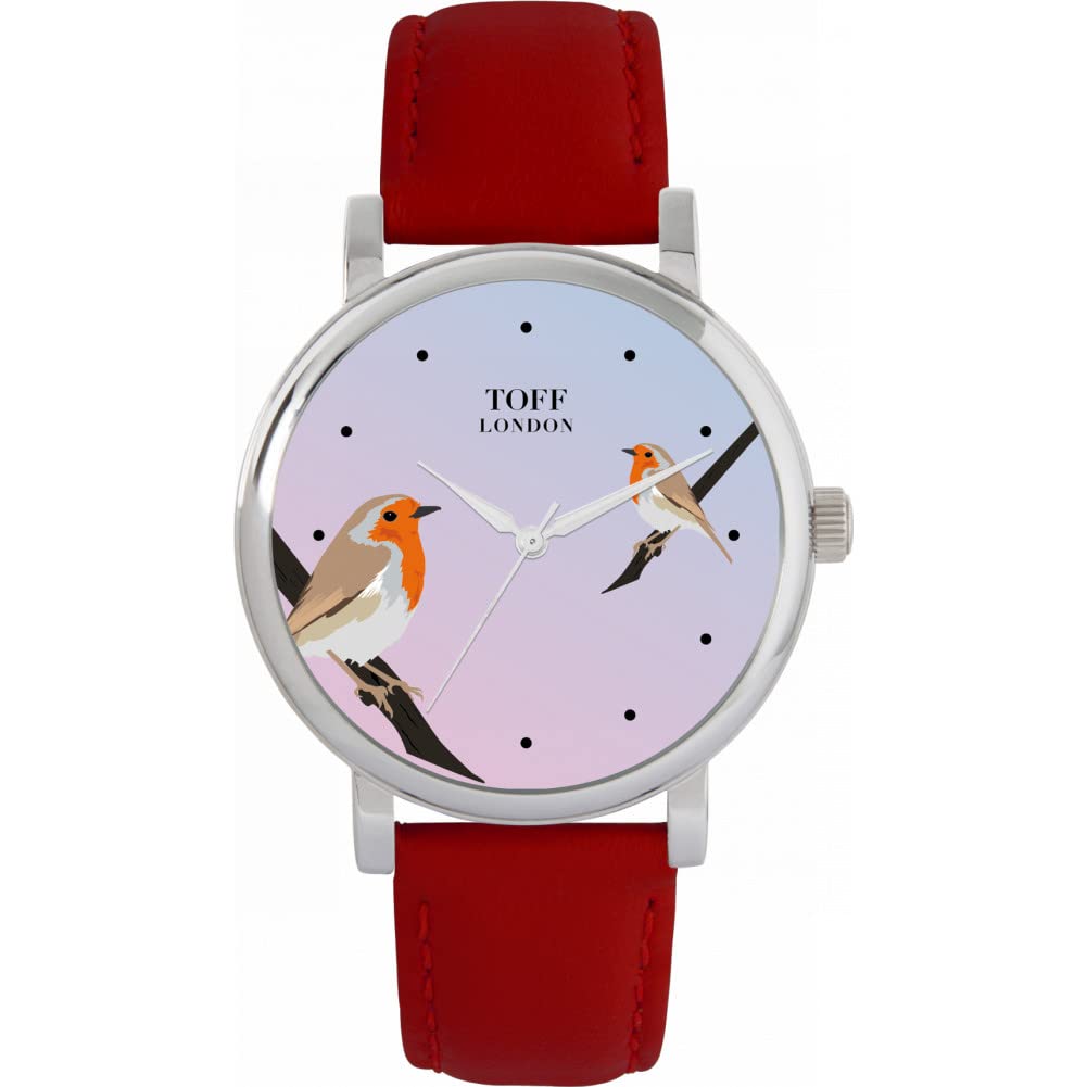 Toff London Ladies Robins Bird Watch