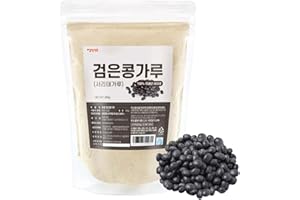 K-HERB Roasted Korean Black Soybean Powder – 100% Toasted Seoritae from Korea, Fine Ground, Plant-Based Ingredient for Smoothies, Drinks, and Cooking 볶은검은콩가루 볶은서리태가루 (10.6 oz (300g), Roasted Black Bean)