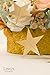 Ling's moment Star Garland Star Bunting Decorations, Paper Star Banner Hanggings for Wedding Birthday Party Baby Shower, Gold Christmas Decorations(Gold Iridescent Paper) 34pcs