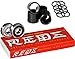 Bones Super Reds Bearings, 8 Pack set With FREE Bones Spacers & Speed Washers