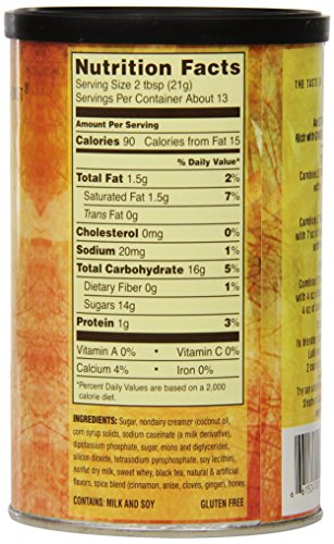 Pacific Spice Chai Latte Mix, 10-Ounce Canisters (Pack of 6)