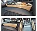 autvivid 2 Pack Car Seat Catcher Gap Filler Premium PU Leather Organizer Console Side Pocket Side Slit Pocket Left & Right (Beige)