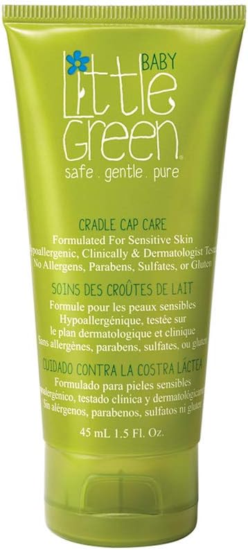 Little Green Cradle Cap Care – Safe for Daily Use – Gently Removes Flakes from Baby’s Scalp – Hypoallergenic – Clinically and Dermatologically Tested – Safe for Newborns – Exfoliates Baby Cradle Cap
