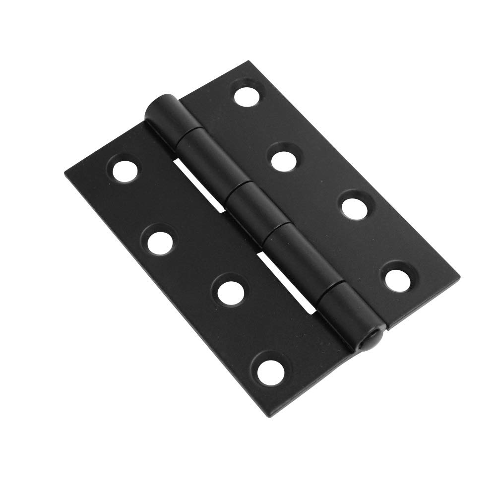 Lunn Hardware Electo Brass Polished Heavy Duty Fixed Pin Hinge , 4-Inch Length