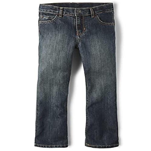 The Children's Place Boys Basic Bootcut Jeans,Dustbowl Wash Single,5