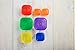 Meal Prep Haven 7 Piece Multi-Colored, Color Coded Portion Control Container Kit with Guide, Leak Proof, BPA Free, 21 Day Planner