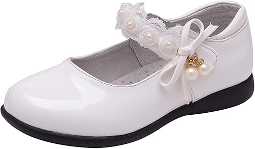 Amazon Y Boa 子供靴 ドレスシューズ フォーマルシューズ パンプス キッズ 女の子 無地 レース付き かわいい 七五三 発表会 結婚 式 卒業式 卒園式 入学式 白 19 8cm ドレスシューズ