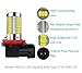 2PCS Extremely Bright H11 LED Fog Lights High Power H11 6000K White H11 LED Bulb Compatible with H11LL H8LL H8 H16 H11 Fog Lights Lamp Bulbs