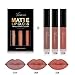 Waterproof Matte Liquid,Datework 3PCS New Fashion Lipstick Cosmetic Sexy Lip Gloss Kit (B)