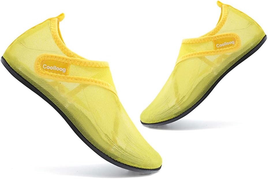 Coolloog Women Men Water Shoes Barefoot Quick-Dry Aqua Yoga Socks Beach Exercise Shoes for Kids Home Shoes