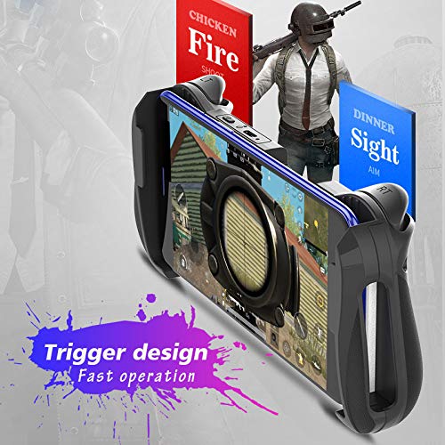 OUYAWEI Bluetooth 4.0 Gamepad PUBG Controller PUBG Mobile Triggers Joystick Wireless Joypad for iPhone Xs Android Tablet