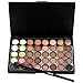 40 Colors Eyeshadow Cream Matte Eye Shadow Palette Brush Set, Staron Shimmer Eye Shadow Cosmetic Glitter Makeup Kit Eyeshadow Palette+Brush (A)
