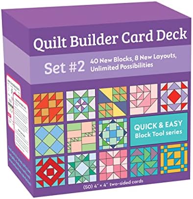 Quilt Builder Card Deck Set #2: 40 New Blocks, 8 New Layouts, Unlimited Possibilities