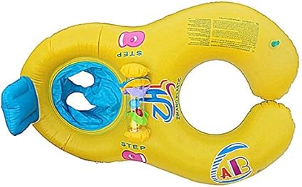 yellow baby swim ring