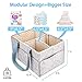 YouJia Baby Diaper Caddy Organizer-Nursery Storage Bin for Diapers-Baby Shower Gift Basket-Newborn Registry Must Haves