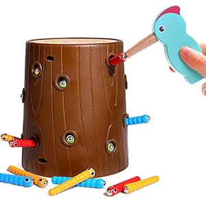 Lewo Magnetic Toddler Toys 3-5 Woodpecker Catching and Feeding Game Fine Motor Skills Toys Preschool Educational…