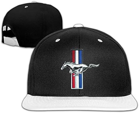 Huseki ABSOP Ford Mustang GT Adjustable Snapback Hip-hop Baseball Cap White