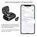 Wireless Earbuds, QI-EU Bluetooth 5.0 Headphones 150 Hours Playtime Deep Bass HiFi 3D Stereo Sound Built-in Mic Sports IPX7 Waterproof with 2600mAh Charging Casethumb 2
