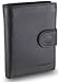 Admetus Mens Wallet Soft Genuine Leather Trifold Wallet for Men Card Holder Coin Purse gift Box Black 2