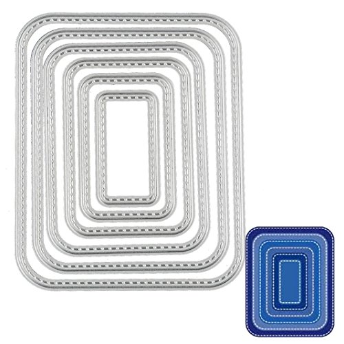 Kingfansion Metal Cutting Dies Stencil DIY Scrapbooking Embossing Album Paper Card Craft (G) - Thumbnail 3