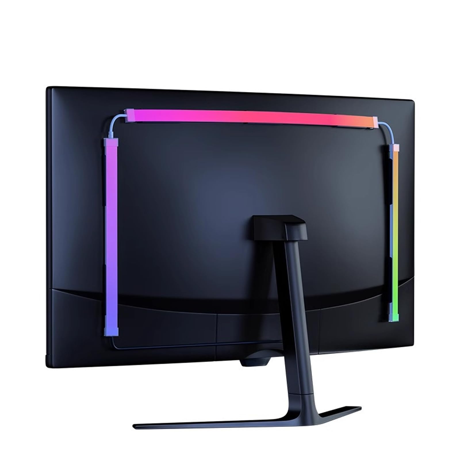 Inscrip Neon LED Strip, 5050 LED Strip, DIY RGBIC LED Strip, Neon Light Strip, PC Backlight with Screen Colour, Sync USB LED Lighting (for 34 Inch PC Monitor)