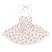 Flofallzique Summer Baby Girls Dress Vintage Flower Birthday Party Princess Dress With Bowknot