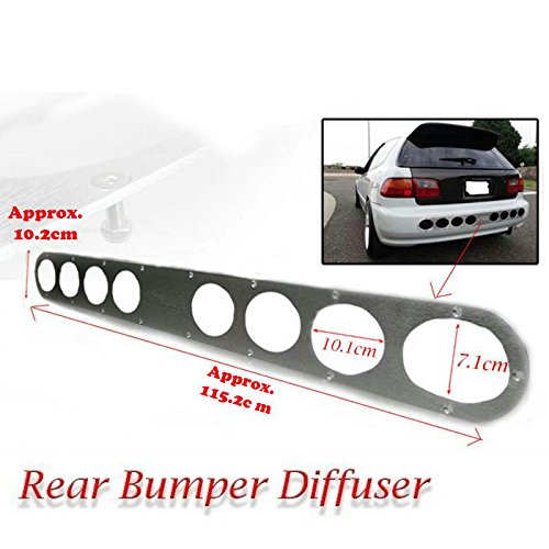 Aftermarket Product Golden Eagle Style Rear Bumper Black Long Diffuser Honda Civic Eg Ek Ej Ek6 Eg9 92 00