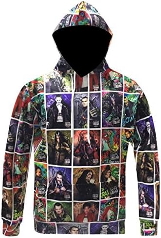Awesoh Men Women Joker Hoodie Print 3D Sweatshirt Mens Hoodies Sweatshirt Tracksuits Style 5 5XL