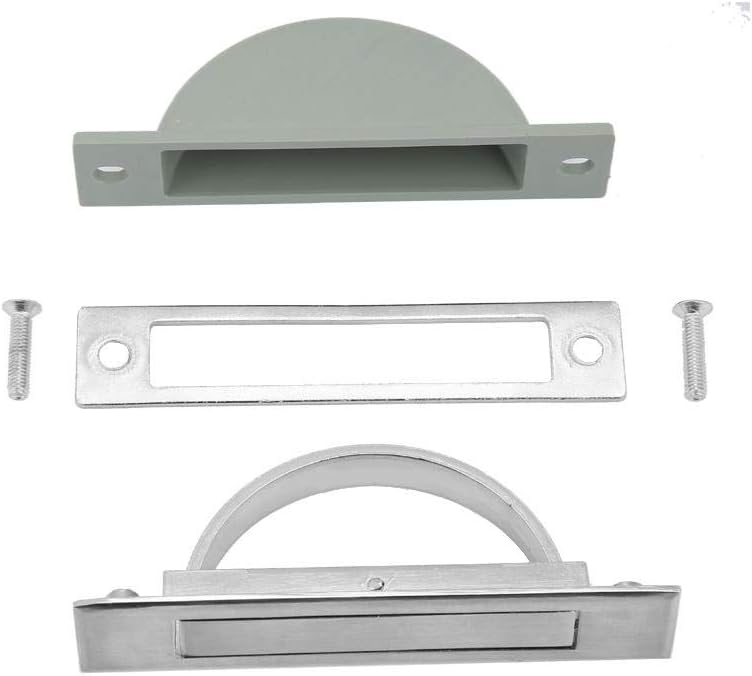 FTVOGUE Zinc Alloy Puller Handle, Invisible Drawer Handle Modern Minimalist Cabinet Pull Door Hidden Handle