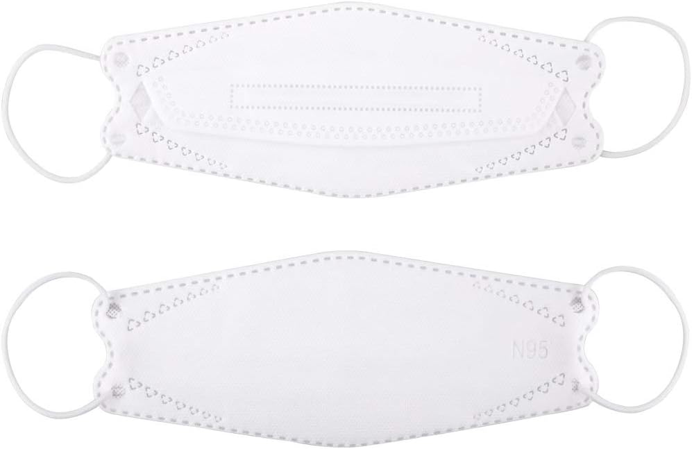 Les yeu 1 Pieces Of N95 Masks,Respirator For Virus Protection And Personal Health, Fish Mouth Civil Masks Have Passed The National Mandatory Gb 2626-2006 Standard
