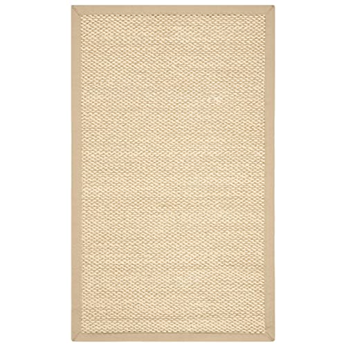SAFAVIEH Natural Fiber Collection Accent Rug - 2' x 3', Ivory & Beige, Rustic F…