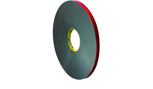 Vhb Vhb595812R Black #5958Fr Adhesive Tape, 1/2" X 5 Yd. (841436041614)